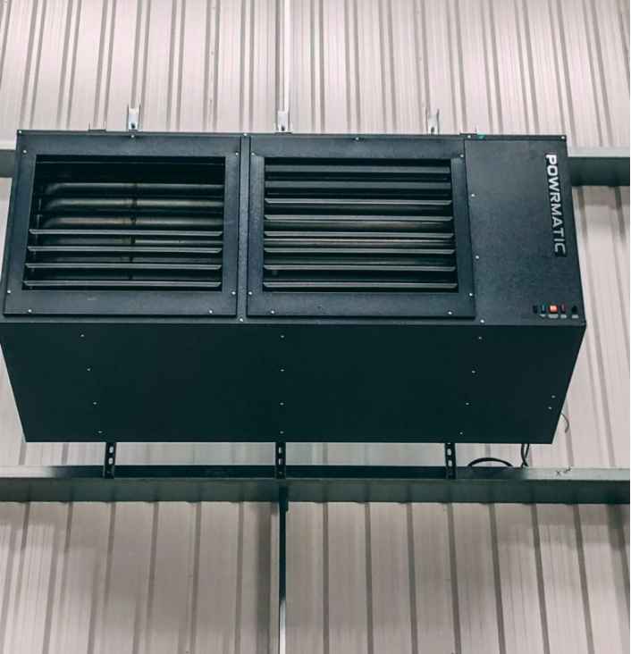Powrmatic heater installed by Swiftheat at Bobst