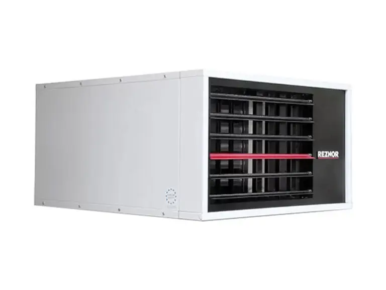 Warm air suspender heater