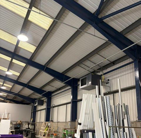 Heating Installation for a manufacturing Facility