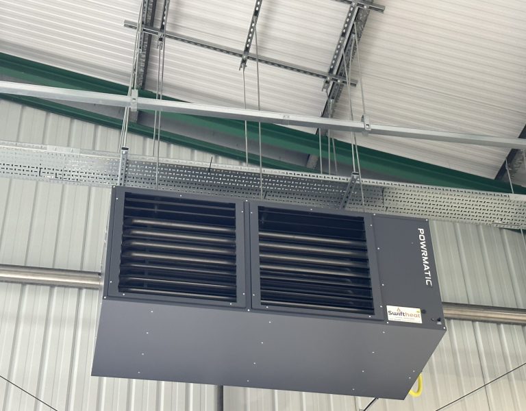 Commercial Heating Suspended